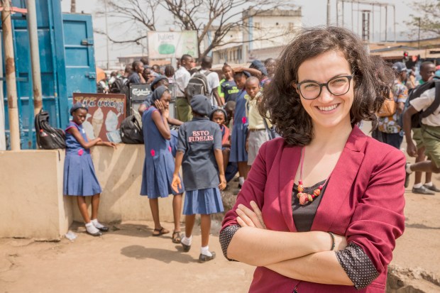 19.01.2018 : Freetown (Sierra Leone): Noemi Schramm.